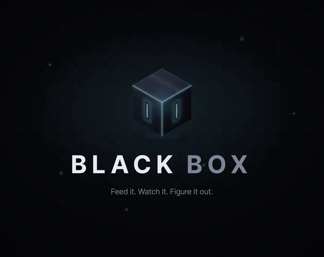 Black Box：一个微微发光的密封黑盒子